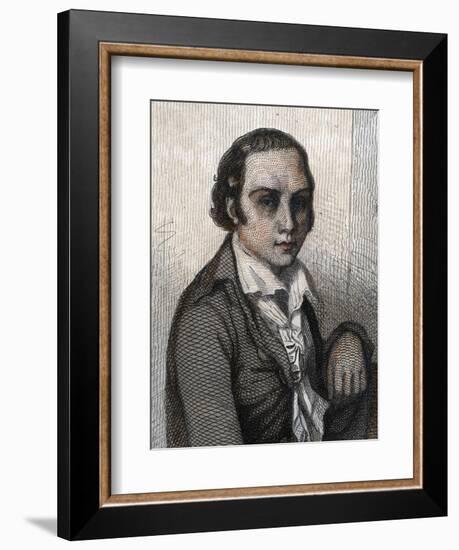 Portrait of Andre Marie Chenier (1762-1794), French poet-French School-Framed Giclee Print