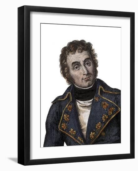 Portrait of Andre Massena, 1st Duc de Rivoli, 1st Prince d'Essling, French military commander-French School-Framed Giclee Print