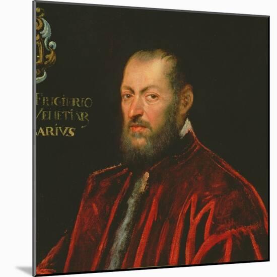 Portrait of Andrea Frizier, Grand Chancellor of Venice-Jacopo Robusti Tintoretto-Mounted Giclee Print