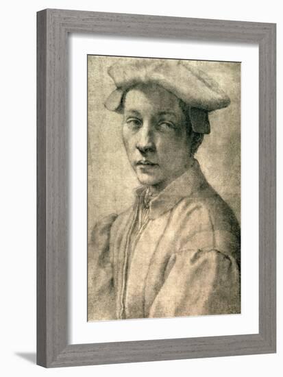 Portrait of Andrea Quaratesi, c.1532-Michelangelo Buonarroti-Framed Giclee Print