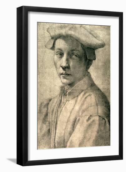 Portrait of Andrea Quaratesi, c.1532-Michelangelo Buonarroti-Framed Giclee Print