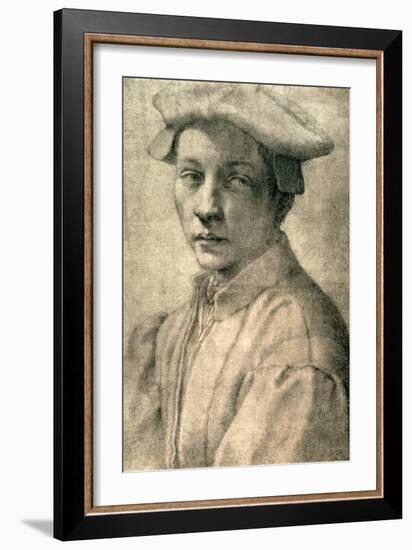 Portrait of Andrea Quaratesi, c.1532-Michelangelo Buonarroti-Framed Giclee Print