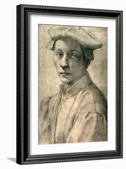 Portrait of Andrea Quaratesi, c.1532-Michelangelo Buonarroti-Framed Giclee Print