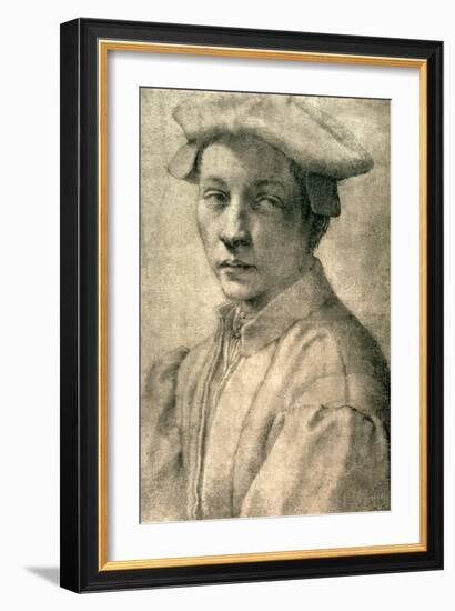 Portrait of Andrea Quaratesi, c.1532-Michelangelo Buonarroti-Framed Giclee Print