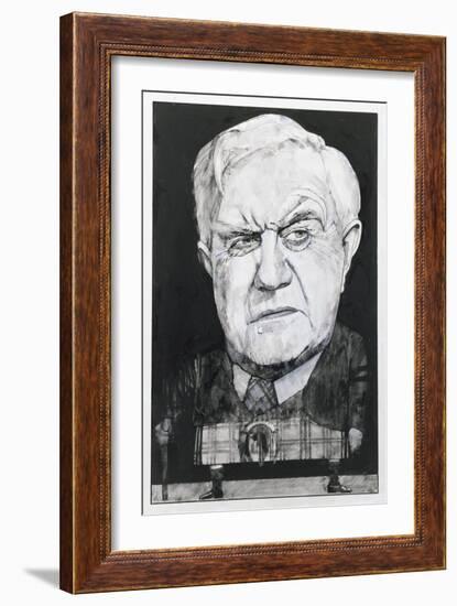 Portrait of Andrew Cruickshank, Illustration for 'The Sunday Times'-Barry Fantoni-Framed Giclee Print