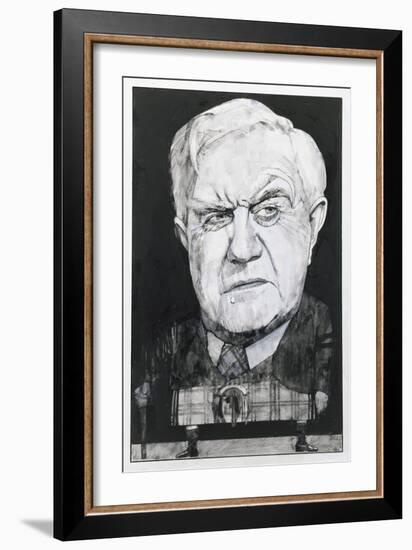 Portrait of Andrew Cruickshank, Illustration for 'The Sunday Times'-Barry Fantoni-Framed Giclee Print