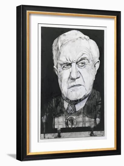 Portrait of Andrew Cruickshank, Illustration for 'The Sunday Times'-Barry Fantoni-Framed Giclee Print