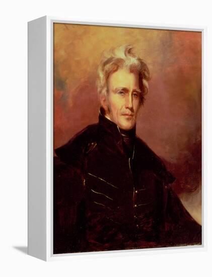 Portrait of Andrew Jackson, 1858-Thomas Sully-Framed Premier Image Canvas