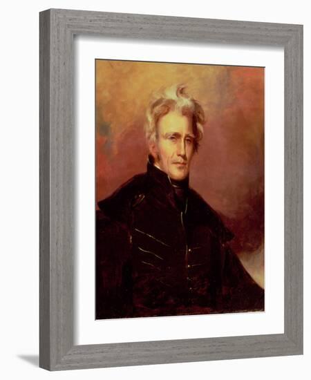 Portrait of Andrew Jackson, 1858-Thomas Sully-Framed Giclee Print