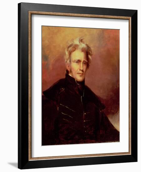 Portrait of Andrew Jackson, 1858-Thomas Sully-Framed Giclee Print