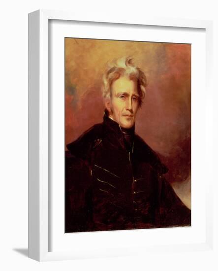 Portrait of Andrew Jackson, 1858-Thomas Sully-Framed Giclee Print