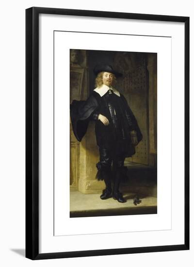 Portrait of Andries de Graeff-Rembrandt-Framed Premium Giclee Print