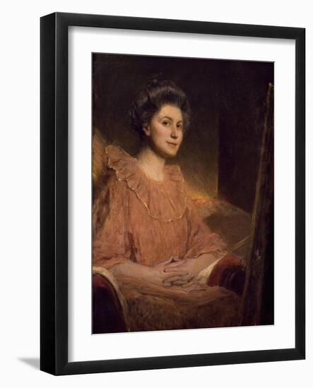 Portrait of Angele Delasalle-Jean Joseph Benjamin Constant-Framed Giclee Print