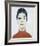 Portrait Of Ann, 1957-Laurence Stephen Lowry-Framed Premium Giclee Print