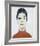 Portrait Of Ann, 1957-Laurence Stephen Lowry-Framed Premium Giclee Print