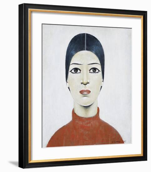 Portrait Of Ann, 1957-Laurence Stephen Lowry-Framed Premium Giclee Print