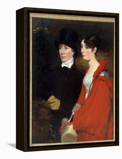 Portrait of Ann and Mary Constable. Painting by John Constable (1776-1837), circa 1810-1814. Privat-John Constable-Framed Premier Image Canvas