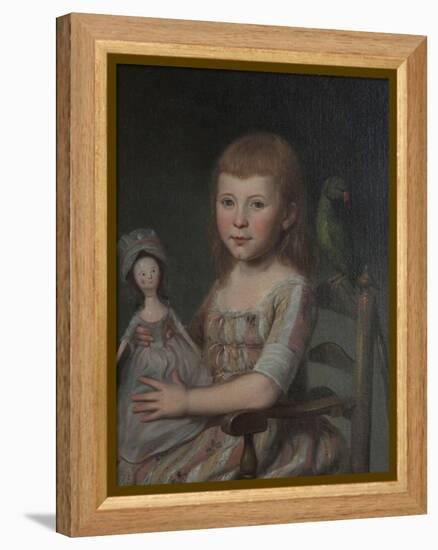 Portrait of Ann Proctor-Charles Willson Peale-Framed Premier Image Canvas