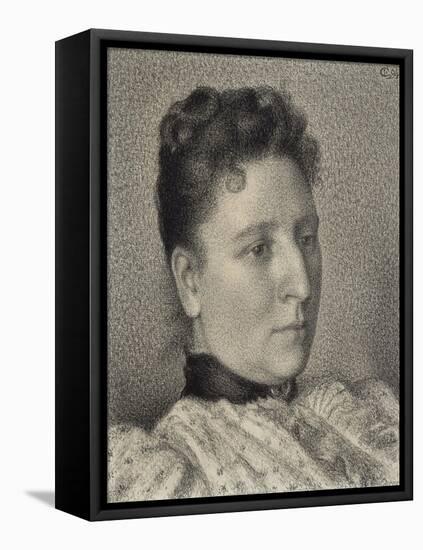 Portrait of Anna Boch, 1894-Georges Lemmen-Framed Premier Image Canvas