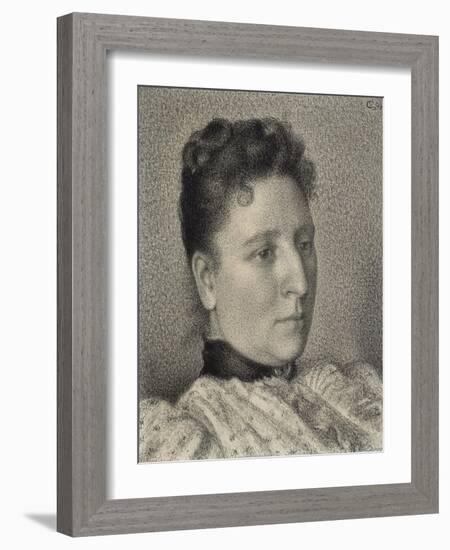 Portrait of Anna Boch, 1894-Georges Lemmen-Framed Giclee Print