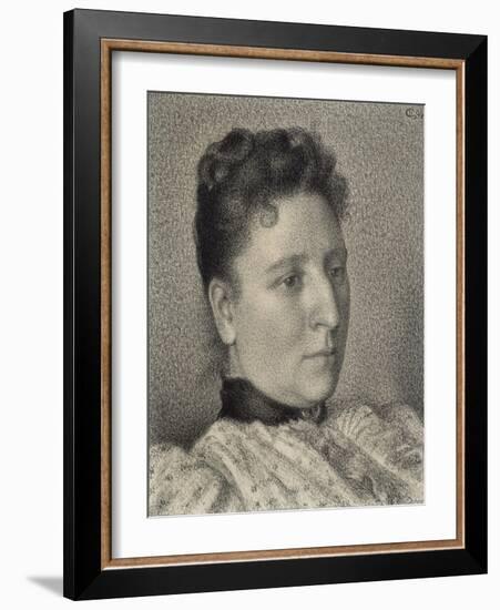 Portrait of Anna Boch, 1894-Georges Lemmen-Framed Giclee Print