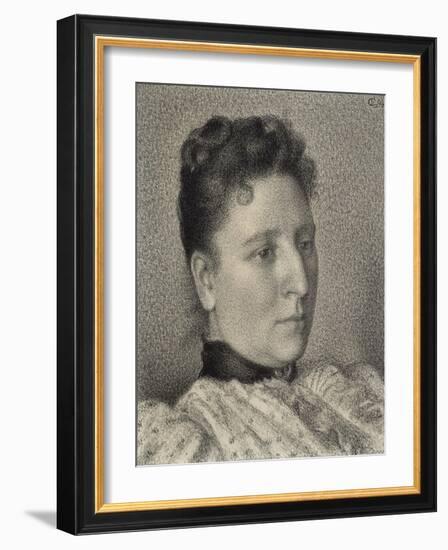 Portrait of Anna Boch, 1894-Georges Lemmen-Framed Giclee Print