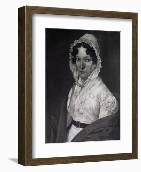 Portrait of Anna Guidarini, Mother of Italian Composer Gioachino Rossini-null-Framed Giclee Print