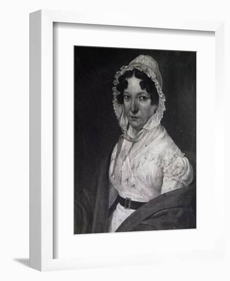 Portrait of Anna Guidarini, Mother of Italian Composer Gioachino Rossini-null-Framed Giclee Print