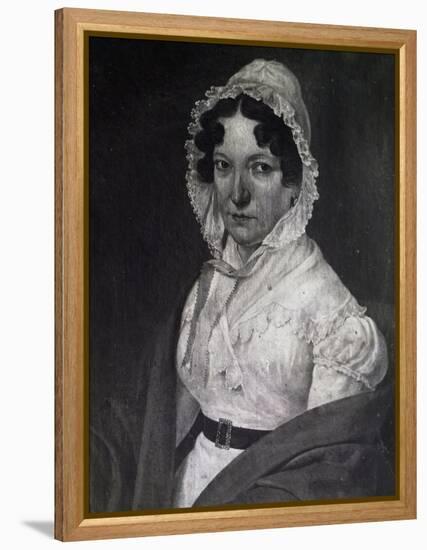 Portrait of Anna Guidarini, Mother of Italian Composer Gioachino Rossini-null-Framed Premier Image Canvas