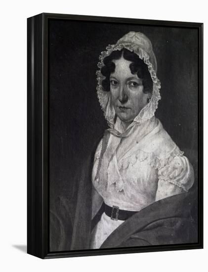 Portrait of Anna Guidarini, Mother of Italian Composer Gioachino Rossini-null-Framed Premier Image Canvas