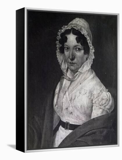 Portrait of Anna Guidarini, Mother of Italian Composer Gioachino Rossini-null-Framed Premier Image Canvas