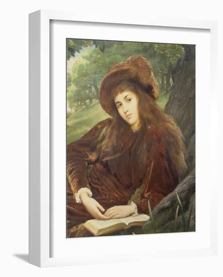 Portrait of Anna Maria 'Nettie' Jameson, Nee Davies-William Blake Richmond-Framed Giclee Print