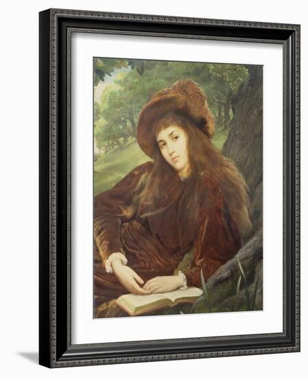 Portrait of Anna Maria 'Nettie' Jameson, Nee Davies-William Blake Richmond-Framed Giclee Print