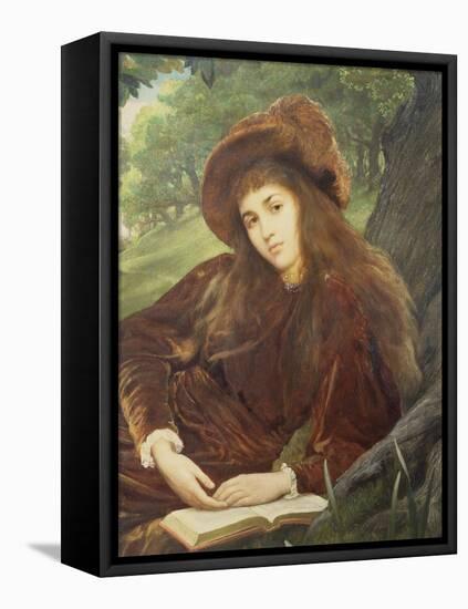 Portrait of Anna Maria 'Nettie' Jameson, Nee Davies-William Blake Richmond-Framed Premier Image Canvas