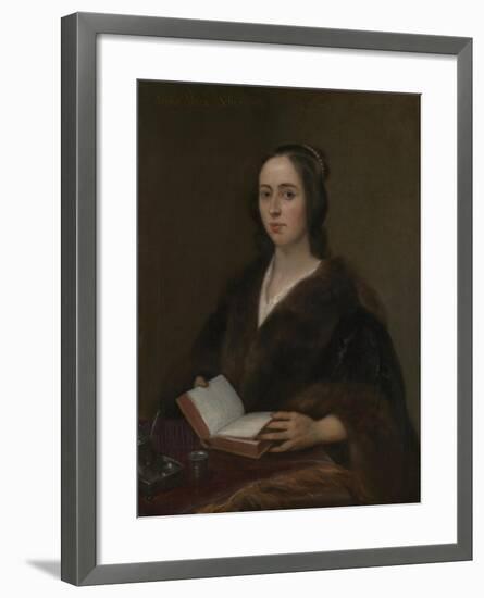 Portrait of Anna Maria Van Schurman (1607-167), 1649-Jan Lievens-Framed Giclee Print