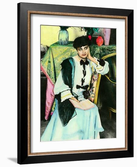 Portrait of Anna Mathieu De Noailles (Anna De Noailles) (1876 - 1933) Woman of Letter., 19Th Centur-Unknown Artist-Framed Giclee Print