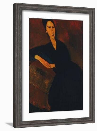 Portrait of Anna Zborowska, 1917-Amedeo Modigliani-Framed Giclee Print