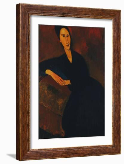 Portrait of Anna Zborowska, 1917-Amedeo Modigliani-Framed Giclee Print