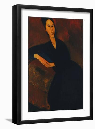 Portrait of Anna Zborowska, 1917-Amedeo Modigliani-Framed Giclee Print