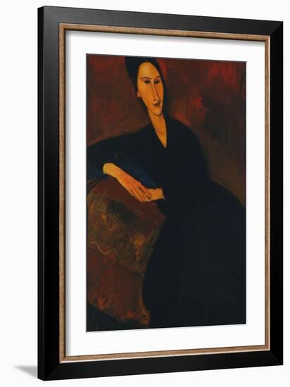 Portrait of Anna Zborowska, 1917-Amedeo Modigliani-Framed Giclee Print