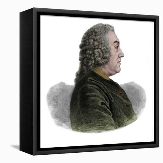 Portrait of Anne Claude de Caylus marquis d'Esternay, baron de Bransac-French School-Framed Premier Image Canvas