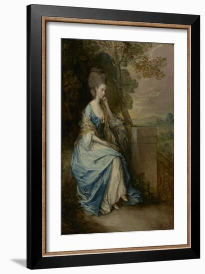 Portrait of Anne, Countess of Chesterfield, 1777-8-Thomas Gainsborough-Framed Giclee Print
