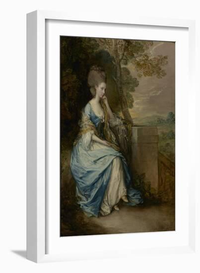 Portrait of Anne, Countess of Chesterfield, 1777-8-Thomas Gainsborough-Framed Giclee Print