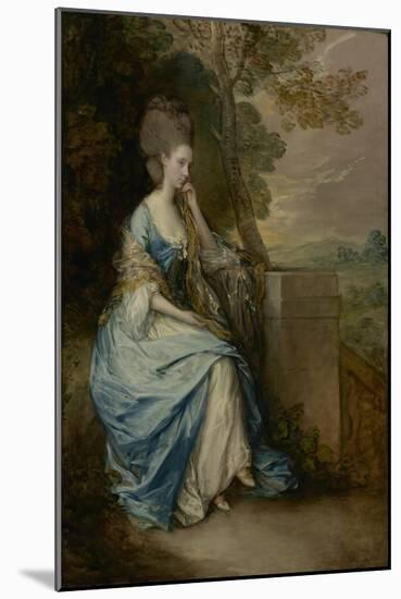 Portrait of Anne, Countess of Chesterfield, 1777-8-Thomas Gainsborough-Mounted Giclee Print