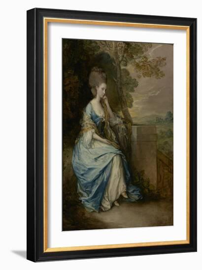 Portrait of Anne, Countess of Chesterfield, 1777-8-Thomas Gainsborough-Framed Giclee Print