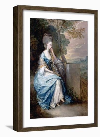 Portrait of Anne, Countess of Chesterfield-Thomas Gainsborough-Framed Giclee Print