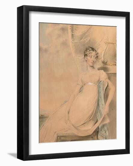 Portrait of Anne Lucy Poulett, Lady Nugent-John Downman-Framed Giclee Print