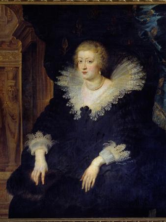 Portrait of Anne of Austria, Queen of France (1601-1666) Wife by