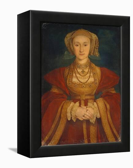 Portrait of Anne of Cleves, 1539-Hans Holbein the Younger-Framed Premier Image Canvas