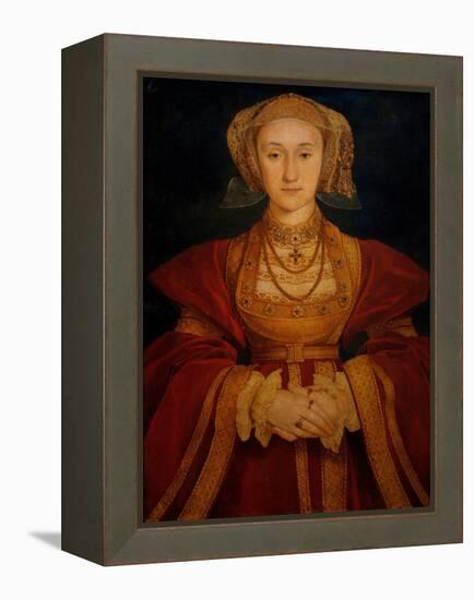 Portrait of Anne of Cleves-Hans Holbein the Younger-Framed Premier Image Canvas